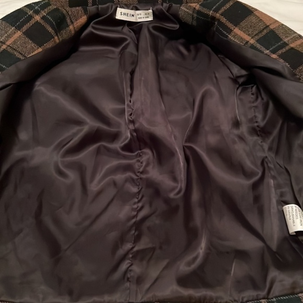 SHEIN Toddler Plaid Jacket - Picture 5 of 5